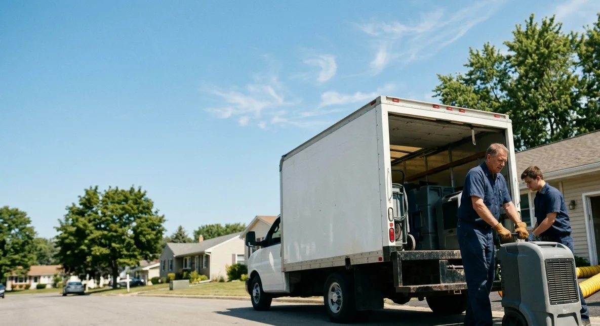 Water Damage Cleanup in Crystal, MI near me